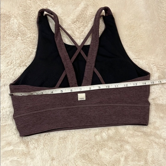 Vuori Purple Cross-Back Sports Bra Intimates - Picture 7 of 7